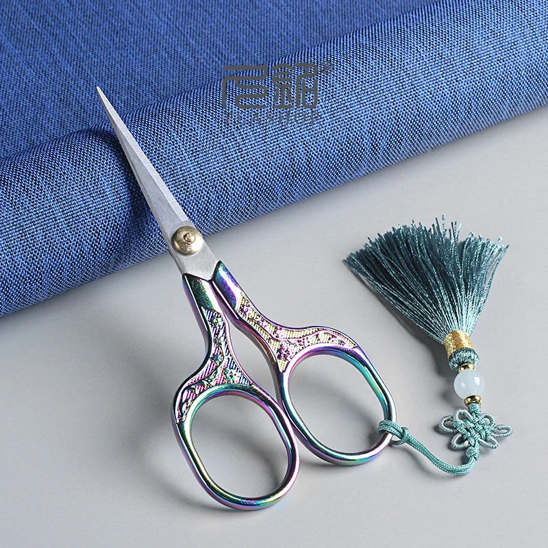 Scissors Stainless Craft - 빈티지 공예 가위, 스테인레스 스틸 사각형