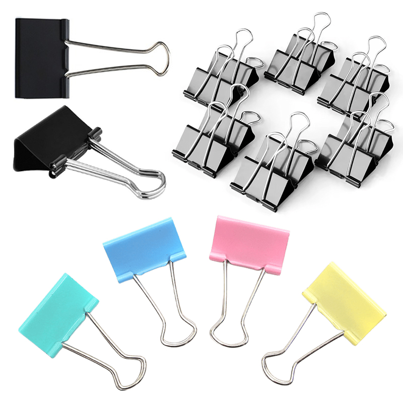 Supply Of Office Stationery - 10PCS 25mm 크기 금속 바인더 클립