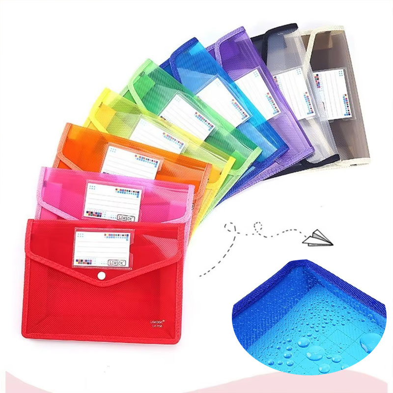 Supply Of Office Stationery - 1-10PCS 방수 A4 A5 스냅 버튼