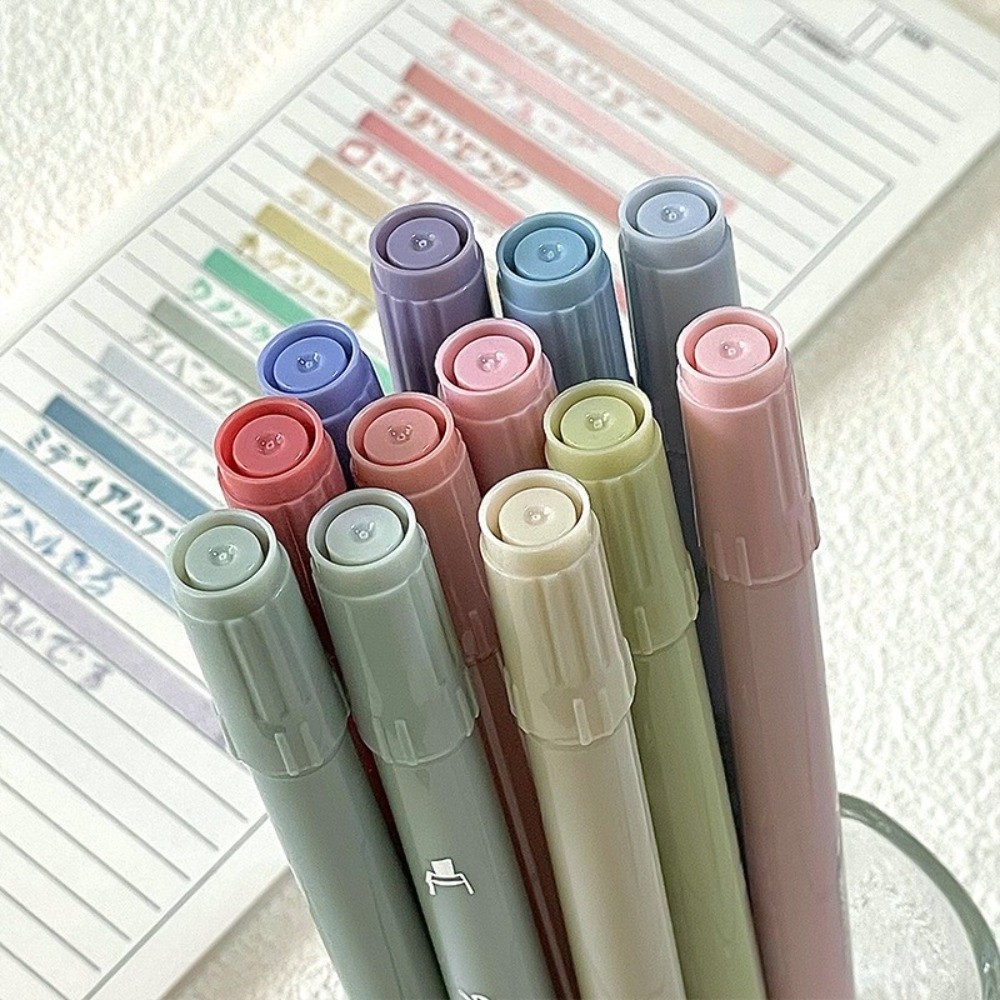 4개/세트 크리에이티브 듀얼 팁 형광펜 그라데이션 파스 - Highlighter Set Pastel 리뷰 및 가격