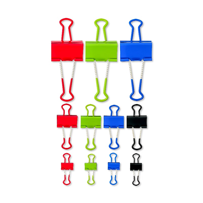 그립 바인더 클립, 다양한 색상과 크기, 24개입 - Binder Clip Assorted 리뷰 및 가격