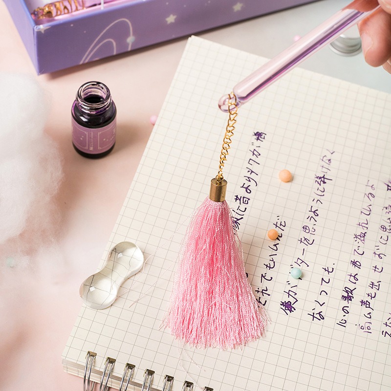 유리 딥펜 캘리그래피 세트(잉크 포함), 수제 펜 선물 - Fountain Pen Ink 리뷰 및 가격