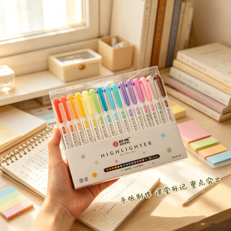 5색 더블 헤드 파스텔 형광펜, 이중 팁 형광 마커 펜 - Highlighter Set Pastel 리뷰 및 가격