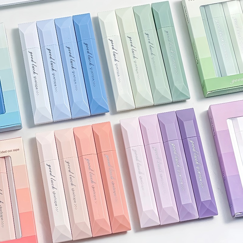 4개입 그라데이션 컬러 접착 테이프, 펜 타입 양면 접 - Glue Stick Pack 리뷰 및 가격