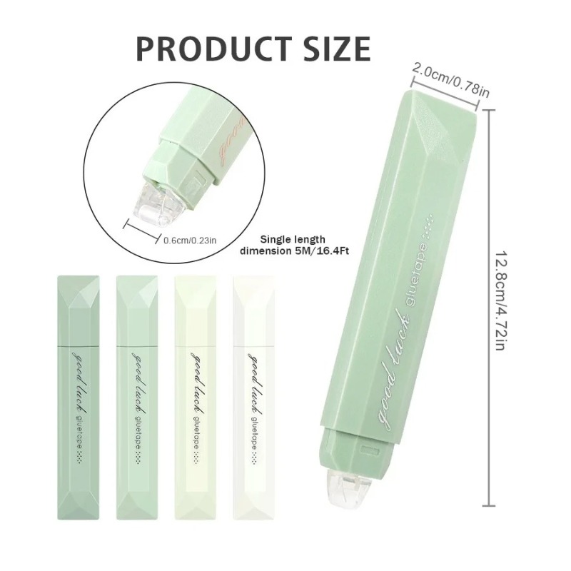 4개입 그라데이션 컬러 접착 테이프, 펜 타입 양면 접 - Glue Stick Pack 리뷰 및 가격