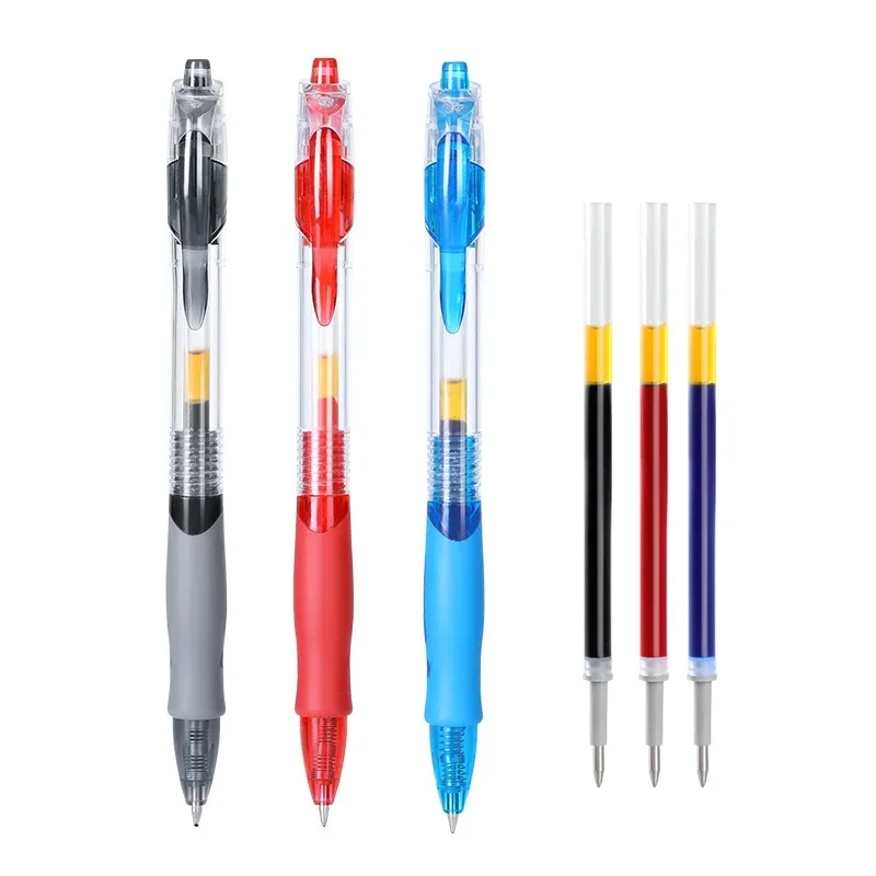 13/30개입 리트랙터블 젤 펜 세트, 검정/빨강/파랑 - Supply Of Office Stationery 리뷰 및 가격