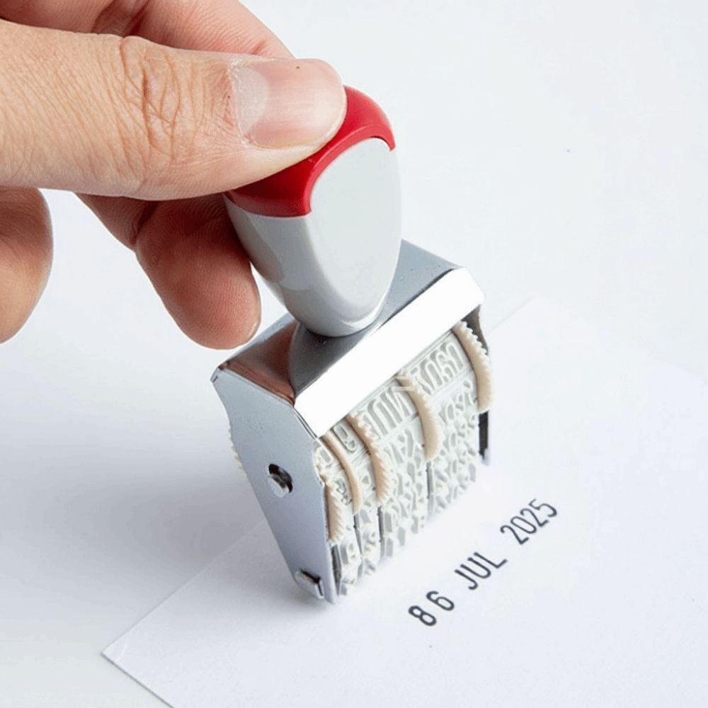 실용적인 디지털 날짜 휠 스탬프 빈티지 조절 가능 날짜 - Self Inking Stamp 리뷰 및 가격