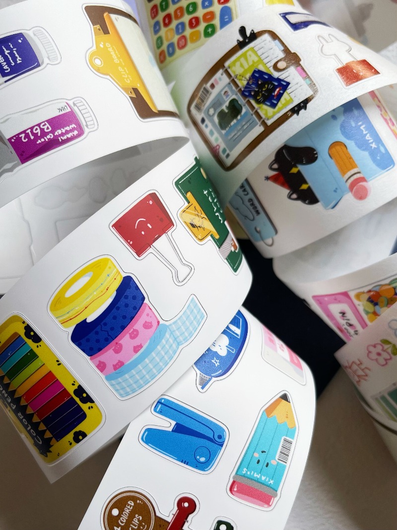 XIAMI Studio 소형 문구류 다이컷 유포 PET - Washi Tape Set 리뷰 및 가격