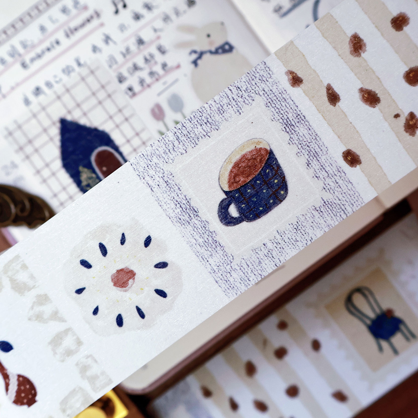 YiEr Studio 빈티지 올드 멜로디 Washi P - Washi Tape Set 리뷰 및 가격
