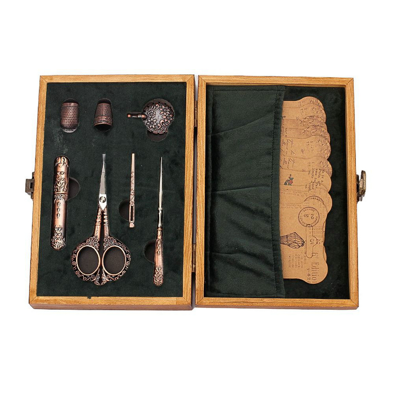 빈티지 재봉 키트 유럽 스타일 자수 가위 세트 레트로  - Scissors Stainless Craft 리뷰 및 가격