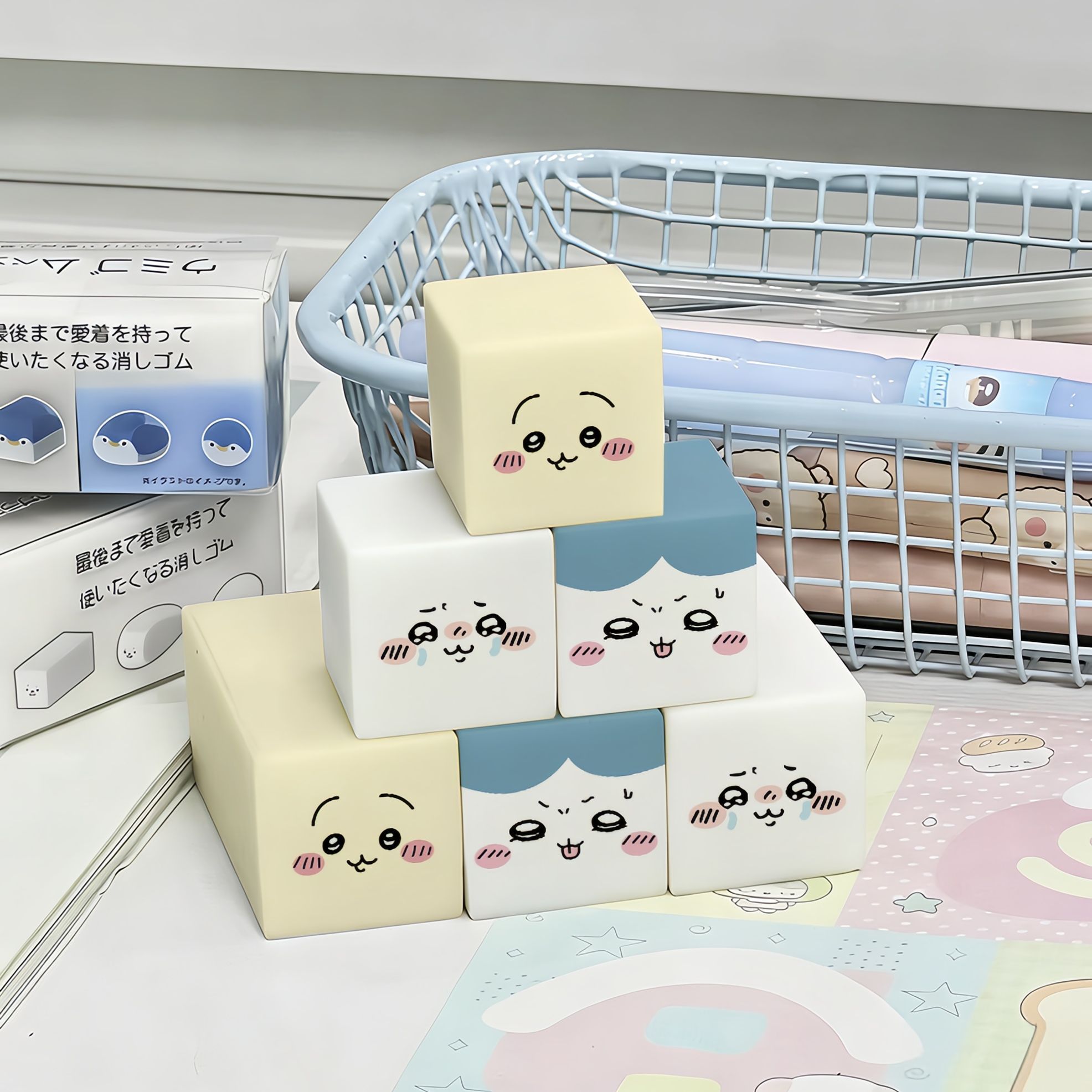 치이카와 지우개 귀여운 만화 고무 깔끔한 지우기 먼지  - Supply Of Office Stationery 리뷰 및 가격