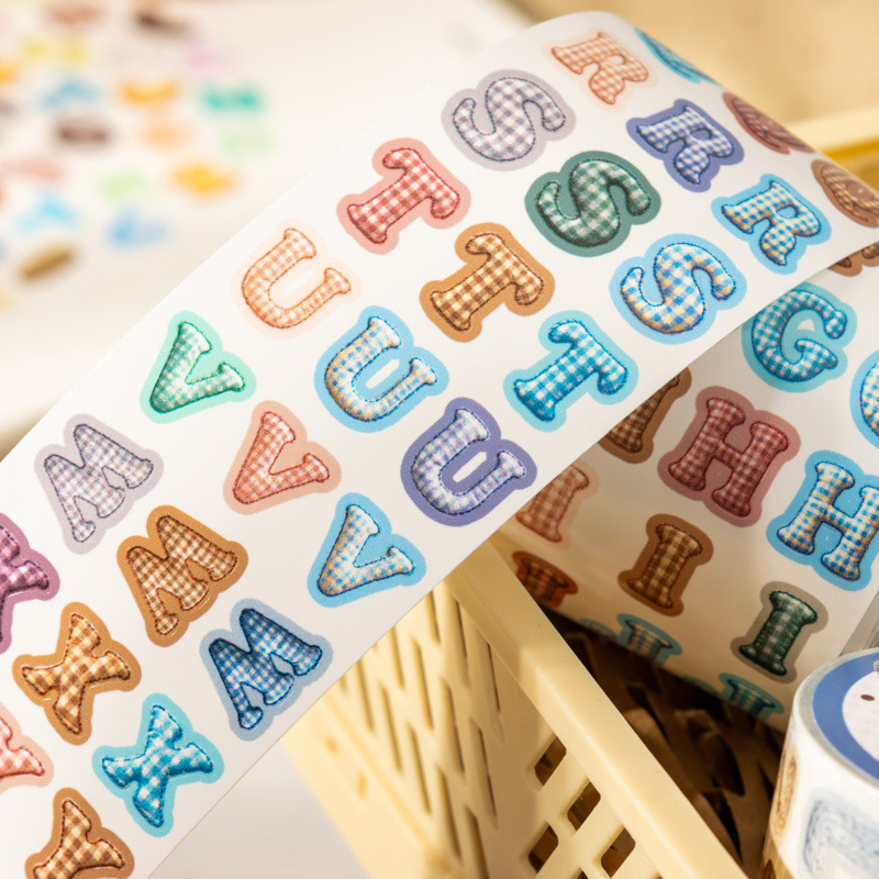 1~4롤 소프트 레터 컬렉션 테마 테이프 스크랩북 스티 - Washi Tape Set 리뷰 및 가격
