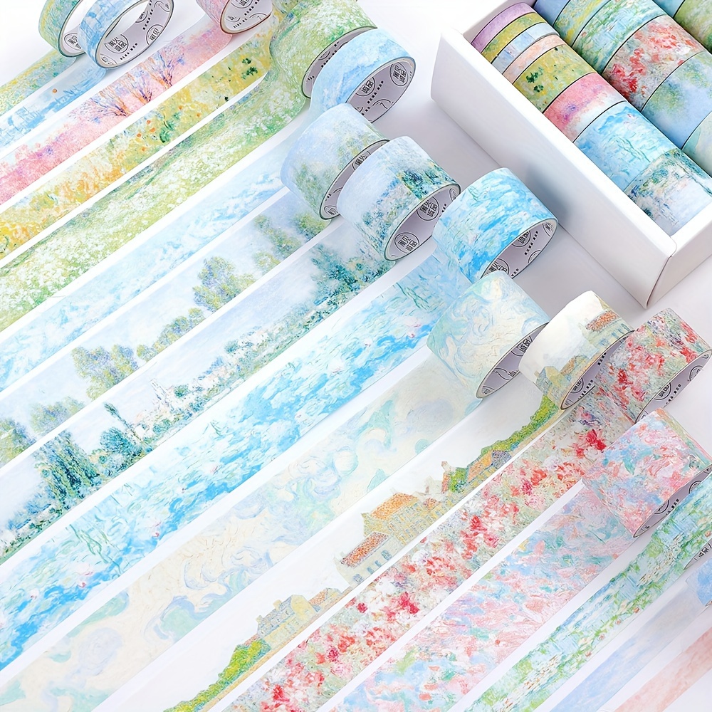 20롤 빈티지 가든 와시 테이프 세트 5가지 너비 2M - Washi Tape Set 리뷰 및 가격