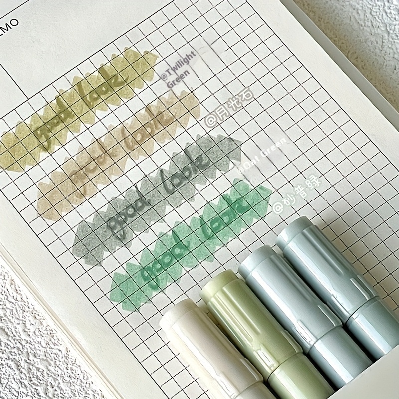 파란색 그라데이션 이중 팁 형광펜 2세트(각각 4개), - Highlighter Set Pastel 리뷰 및 가격